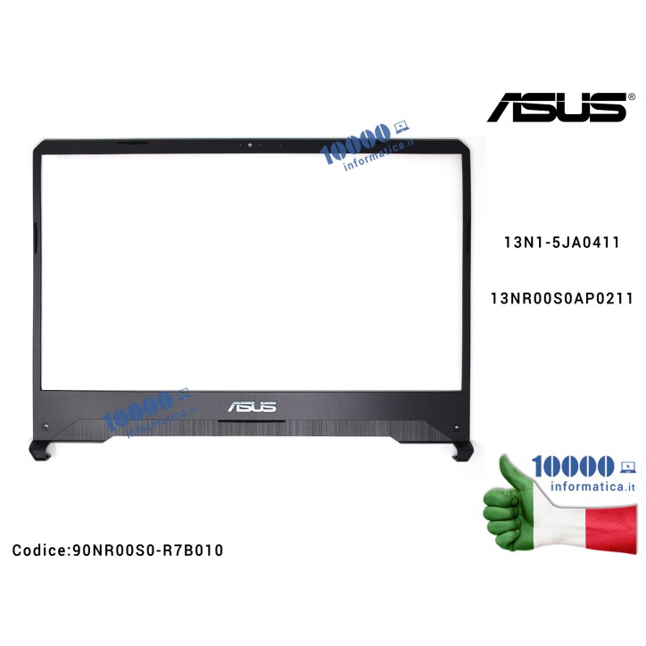Cornice Display Bezel LCD ASUS TUF Gaming FX505 FX505G FX505GE FX505D FX505DD FX505DT FX505DU FX505DV FX505DY FX505GD FX505GM FX
