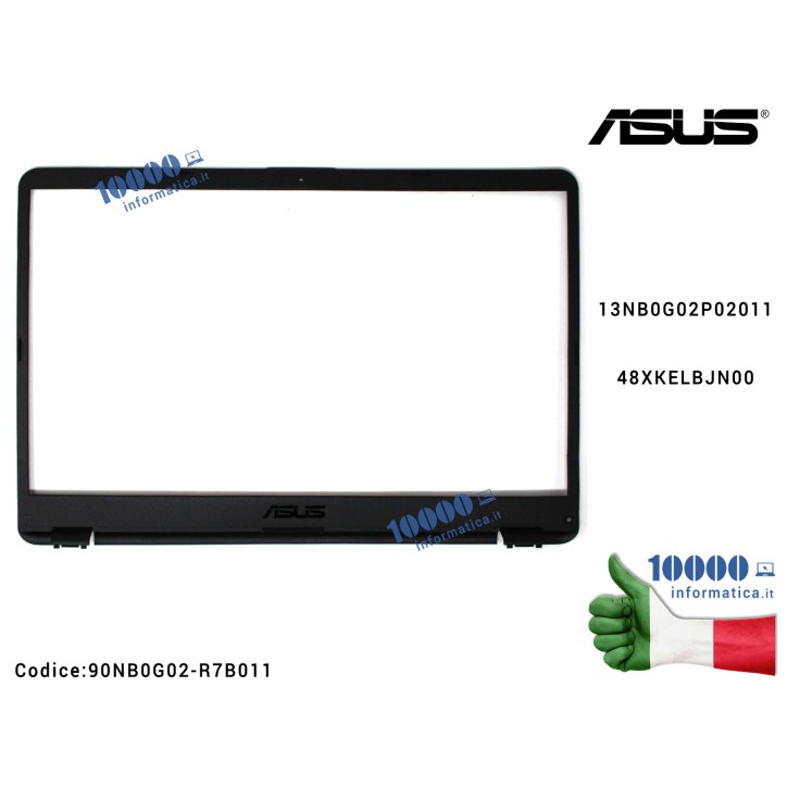 Cornice Display Bezel LCD ASUS F505 X505 X505Z X505ZA F505Z F505ZA X505B X505BA X505BP S505B S505BA S505BP 13NB0G02P0201148XKELBJN00
