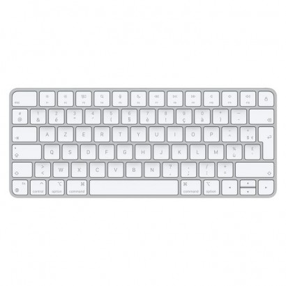 MK2A3F/A MK2A3F/A Apple Magic keyboard USB + Bluetooth AZERTY French Aluminium, White