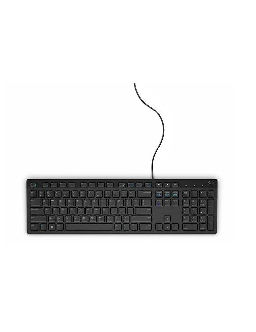 2V16M Dell KB216 USB Wired Keyboard, Black, BB, Rusty, FR, Win 11 Primax, EMEA