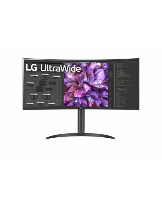 34WQ75C-B LG Computer Monitor 86.4 Cm (34") 3440 X 1440 Pixels Quad Hd Lcd Black