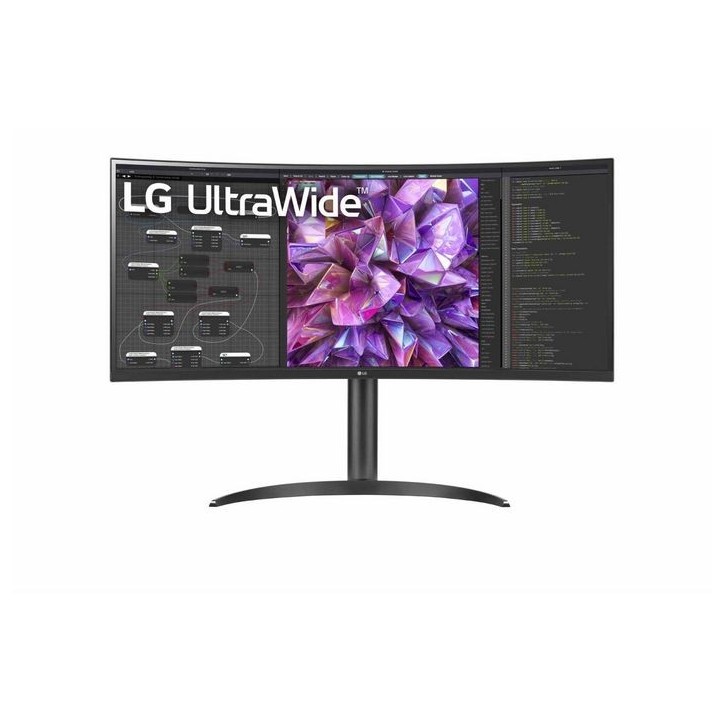 34WQ75C-B LG Computer Monitor 86.4 Cm (34") 3440 X 1440 Pixels Quad Hd Lcd Black