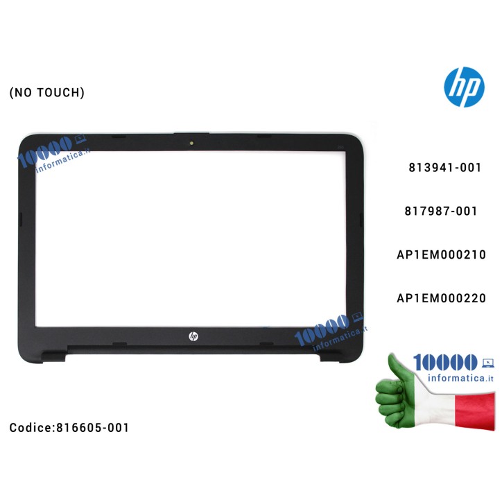 Cornice Display Bezel LCD HP 15-AY 15-BA 15-AF 15-AC 250 G4 255 G4 256 G4 816605-001 AP1EM000210 AP1EM000220 817987-001 854987-0
