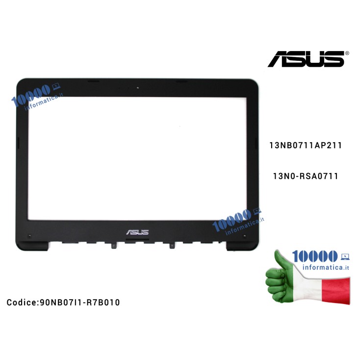 Cornice Display Bezel LCD ASUS F302 F302L F302LA X302 X302L X302LA X302LJ X302U X302UA X302UJ X302UV F302UV F302UJ F302U F302LJ 13NB0711AP211 13N0-RSA0711 90NB07I1-R7B010
