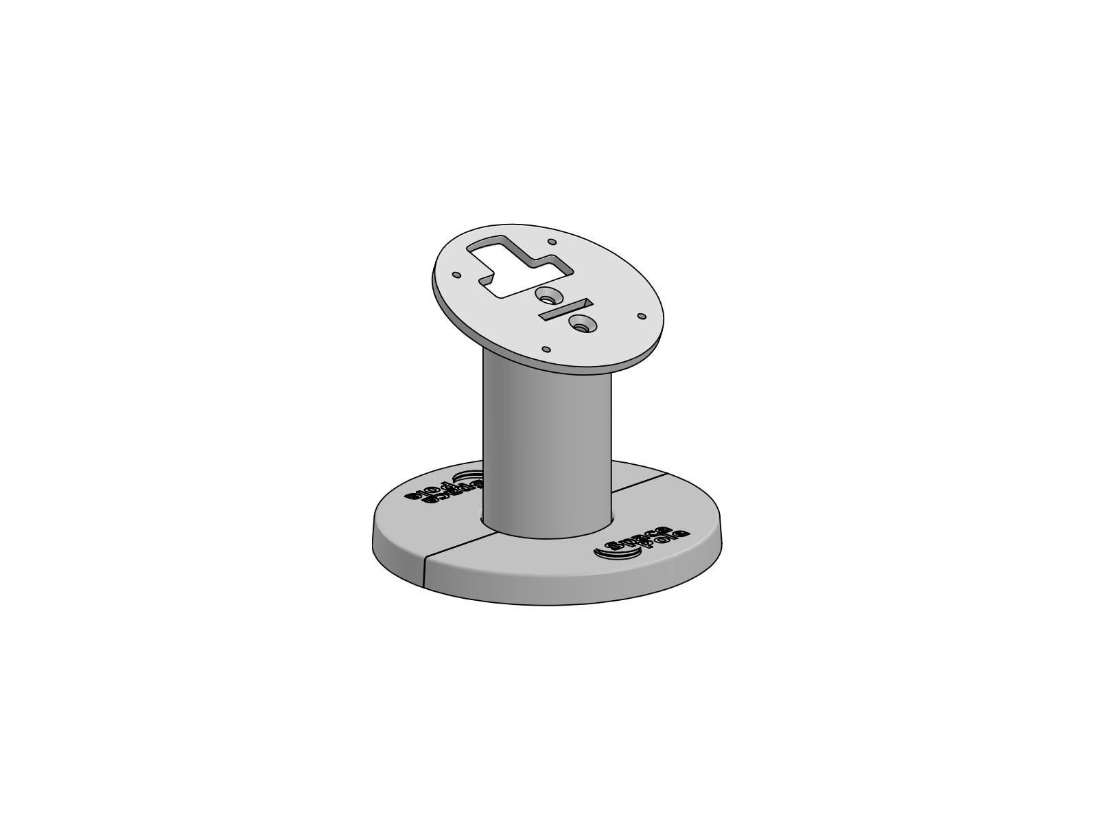 VISI001-02 VISI001-02 Ergonomic Solutions Wall mount for A-Frame 40 x 40 -BLACK- VISI001-02 VISI001-02 Ergonomic Solutions Wall mount for A-Frame 40 x 40 -BLACK-