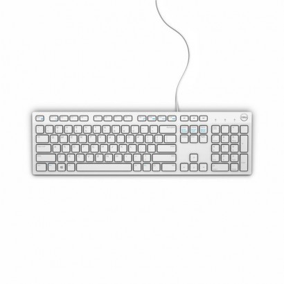 580-ADGM Dell KB216 keyboard USB QWERTY US International White 0580-ADGM