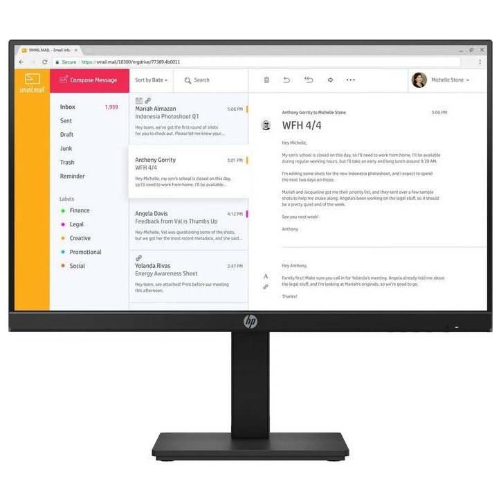 7VH44AA HP P24h G4 60.5 cm (23.8") 1920 x 1080 pixels Full HD IPS 7VH44AA HP P24h G4 60.5 cm (23.8") 1920 x 1080 pixels Full HD IPS