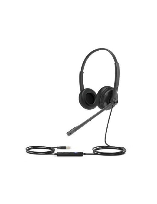 UH34 LITE DUAL TEAMS Yealink Uh34 Lite Headset Wired Head-Band Office/Call Center Black