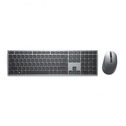 KM7321WGY-BEL Dell Km7321W Keyboard Mouse Included Rf Wireless + Bluetooth Azerty Belgian Grey,...