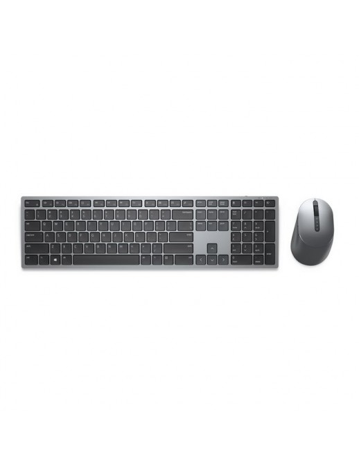 KM7321WGY-BEL Dell Km7321W Keyboard Mouse Included Rf Wireless + Bluetooth Azerty Belgian Grey, Titanium