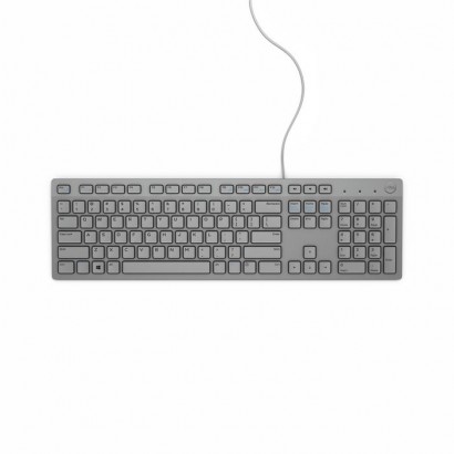 580-ADHR Dell KB216 keyboard USB QWERTY US International Grey 0580-ADHR