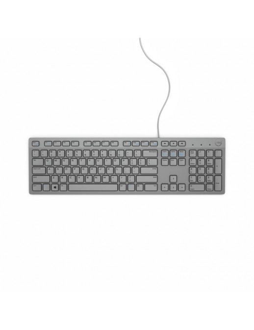 580-ADHR Dell KB216 keyboard USB QWERTY US International Grey 0580-ADHR