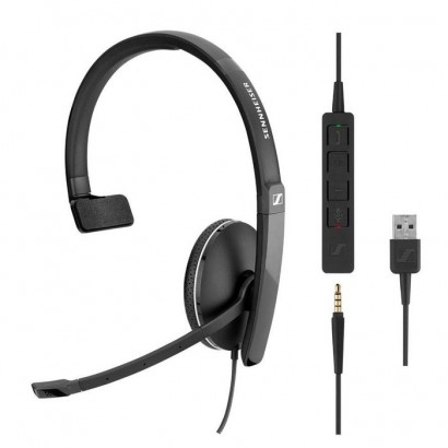 508316 EPOS Monaural, 115 dB SPL, 3.5 mm, detachable USB cable, noise-cancelling microphone