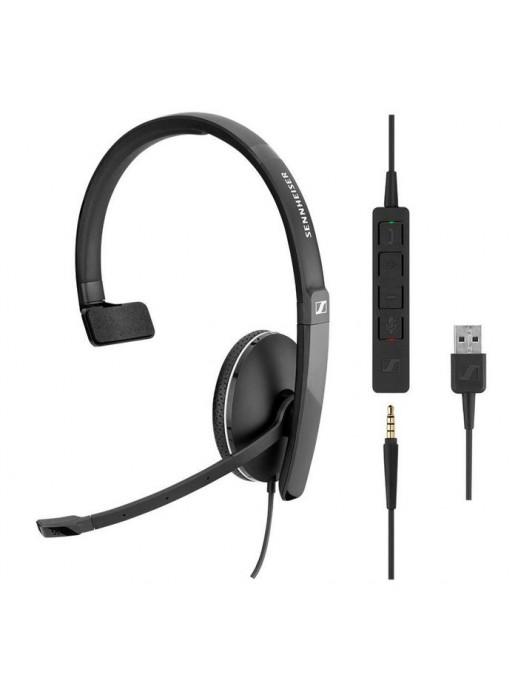 508316 508316 EPOS Monaural, 115 dB SPL, 3.5 mm, detachable USB cable, noise-cancelling microphone