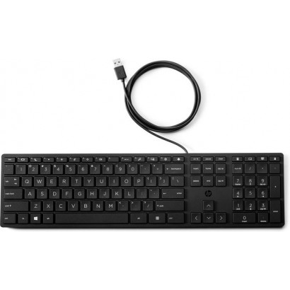 9SR37AAABB HP 320K WD KEYBOARD EUROPE 320K, Full-size (100%), USB, Used for all EU countries