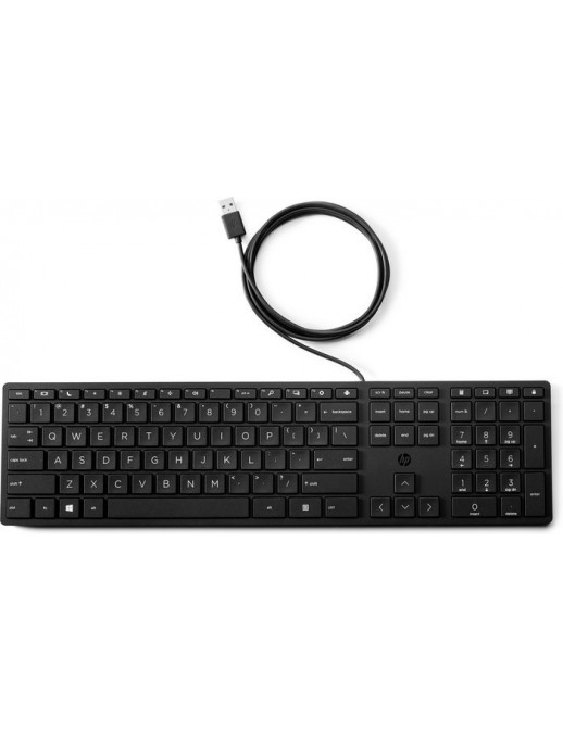 9SR37AAABB HP 320K WD KEYBOARD EUROPE 320K, Full-size (100%), USB, Used for all EU countries