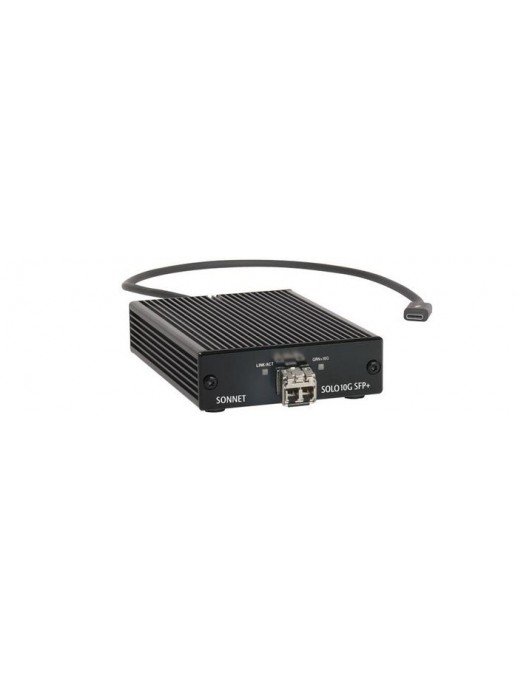 SOLO10G-SFP-T3 SOLO10G-SFP-T3 Sonnet Solo 10G Thunderbolt 3 to SFP+ 10 Gigabit Ethernet Adapter (SFP+ [SR] included)