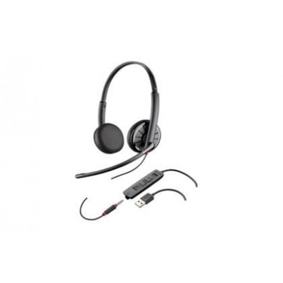 S26391-F7139-L352 Fujitsu Plantronics Blackwire 325 Headset Wired Head-Band Office/Call Center...