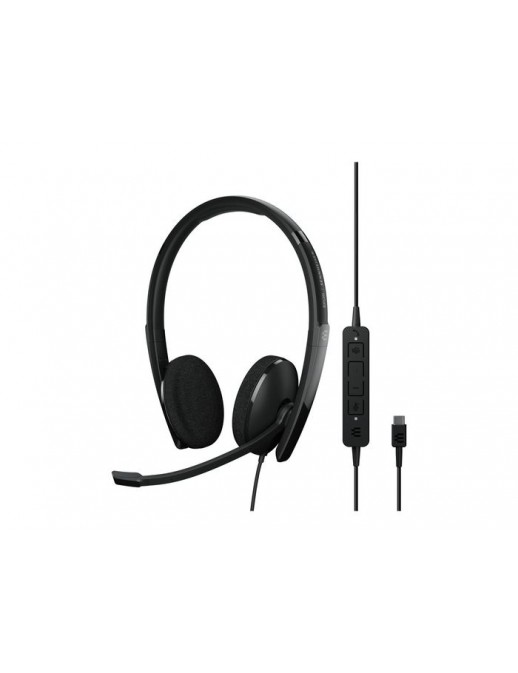 1000905 1000905 EPOS ADAPT 100 Seriesbrheadset bron-ear brwired brUSB-C blackbr Certified for Microsoft Teams brOptimised for UC