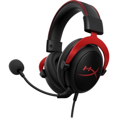 4P5M0AA 4P5M0AA HP HyperX Cloud II - Gaming Headset (Black-Red)