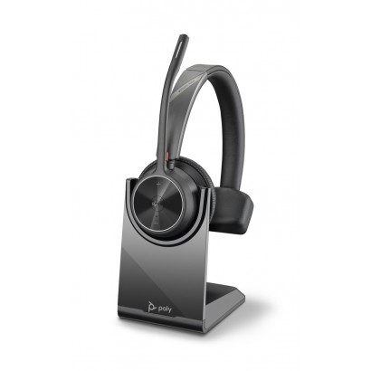 218471-02 Poly Voyager 4310 UC Wireless Headset with Charge Stand, Teams, USB-A 1059814, 77Y93AA