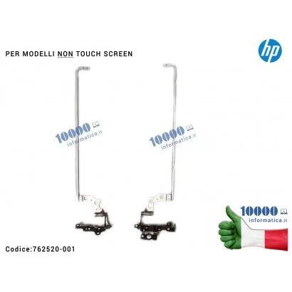 Cerniere Hinges HP 15-P 15-K (per modello NO TOUCH) [COPPIA] FBY14001010 FBY14002010