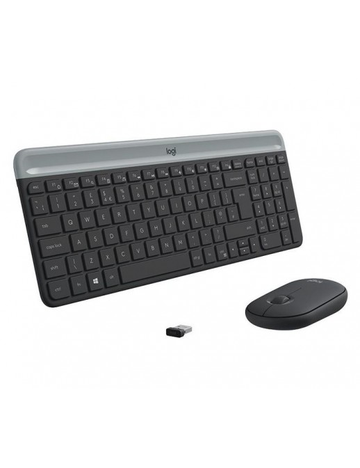 920-009204 920-009204 Logitech Slim Wireless Keyboard and Mouse Combo MK470
