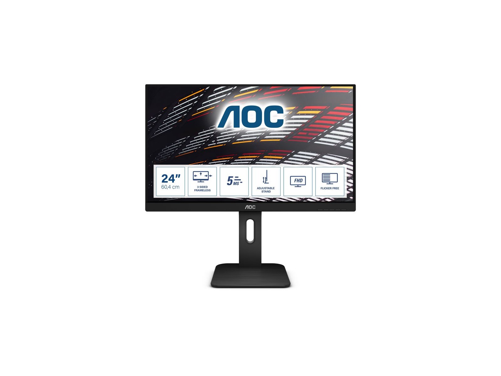 24P1 24P1 AOC 24P1 - 3-sides borderless 23.8” IPS display with Full HD 24P1 24P1 AOC 24P1 - 3-sides borderless 23.8” IPS display with Full HD