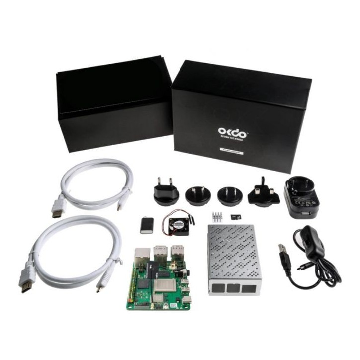 ROCK4C+ STARTER KIT Radxa Okdo Single Board Computer - ROCK 4 Model C+ 4GB starter kit 230-6199