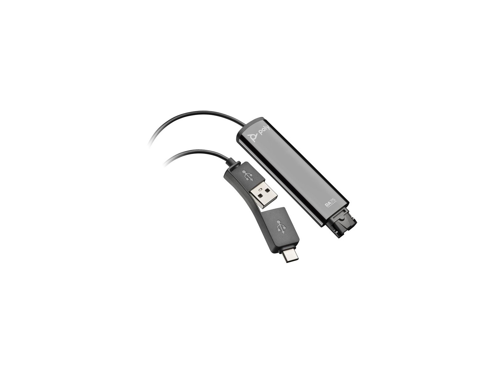 218266-01 218266-01 Poly DA adapter USB-A / USB-C, w/o control, w/o indicators 786C6AA