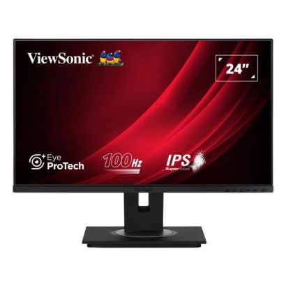 VG2448A-2 ViewSonic 24" FHD SuperClear® IPS LED 3 sides frameless bezel Monitor with VGA, HDMI,...