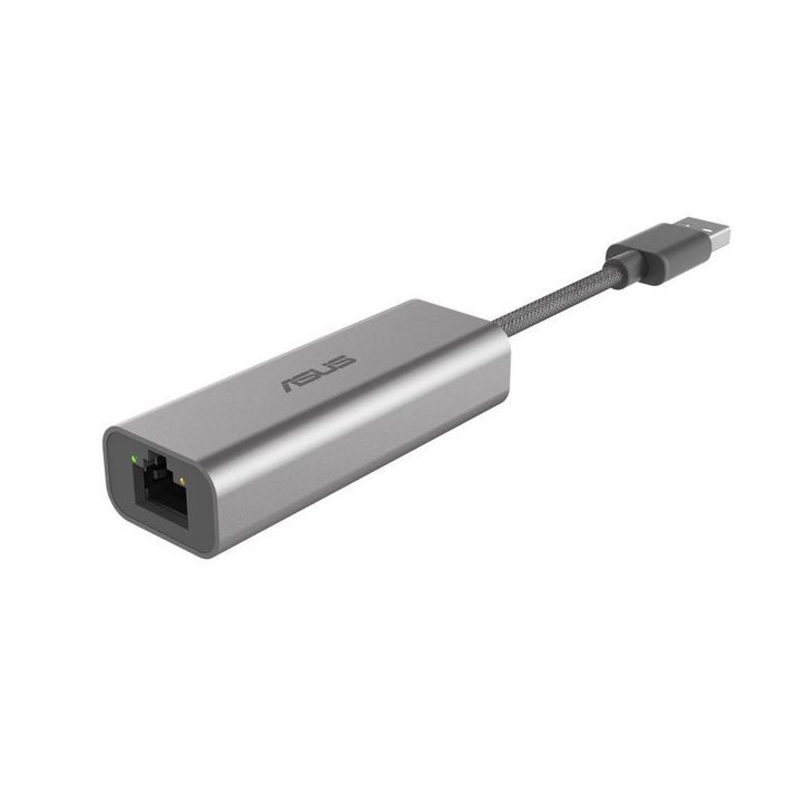 90IG0650-MO0R0T Asus USB Type-A 2.5G Base-T Ethernet Adapter with backward compatibility of 2.5G/1G/100Mbps