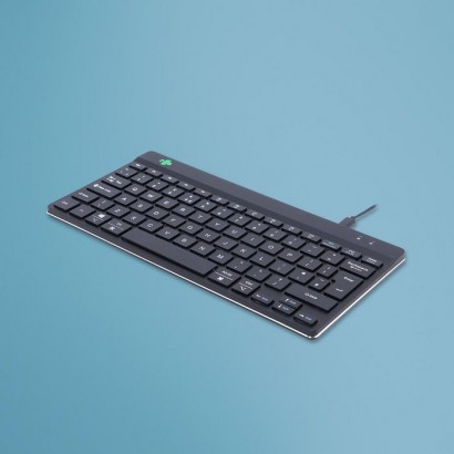 RGOCOUKWDBL R-Go Tools R-Go Compact Break Keyboard, QWERTY (UK), black, wired