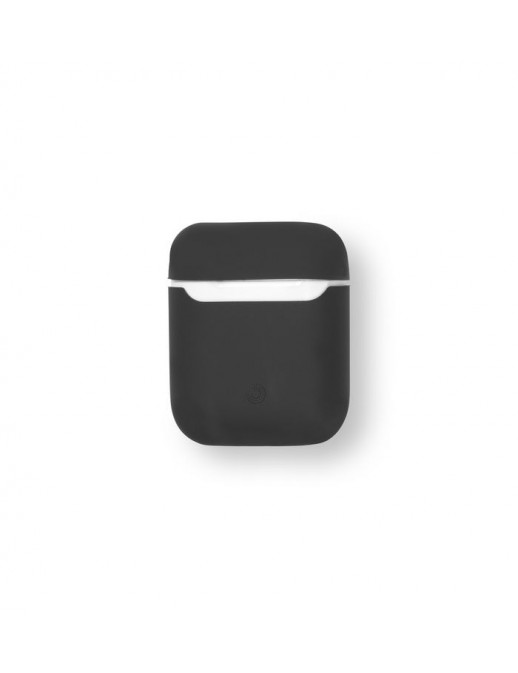 ES660000 eSTUFF Silicone Cover for AirPods Gen 1/2 - Black