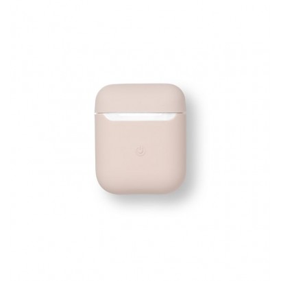 ES660002 eSTUFF Silicone Cover for AirPods Gen 1/2 - Sand Pink