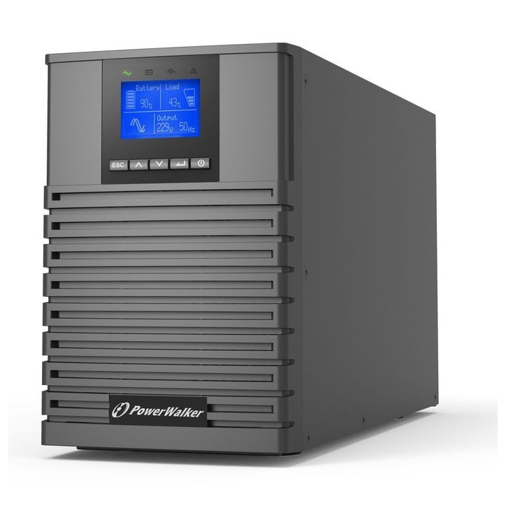 10122193 PowerWalker Online, 1500VA / 1500W, 4 x C13 Out, USB, RS-232, LCD 832853