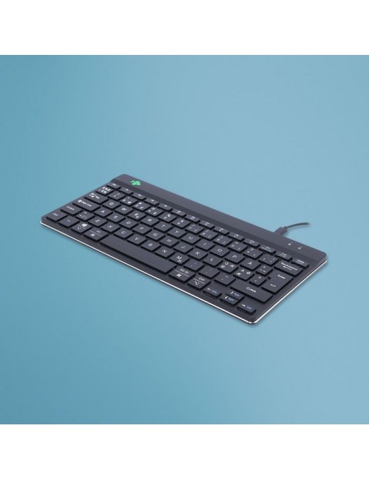 RGOCONDWDBL R-Go Tools R-Go Compact Break Keyboard, QWERTY (ND), black, wired RGOECNDB