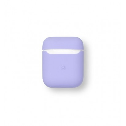 ES660004 eSTUFF Silicone Cover for AirPods Gen 1/2 - Pale Purple