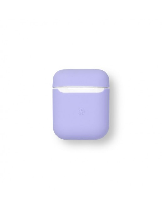 ES660004 eSTUFF Silicone Cover for AirPods Gen 1/2 - Pale Purple