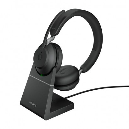 26599-989-989 Jabra Evolve2 65 HS+Stand, Unified Communication, Stereo, Black, Link380a 874103