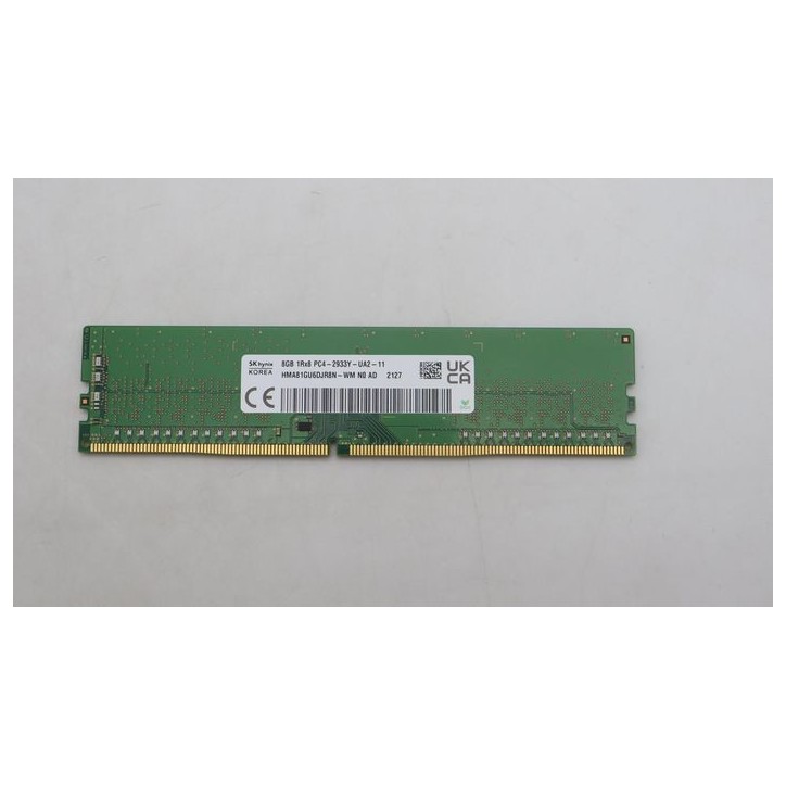 5M30V06814 Lenovo UDIMM memory module, 8GB capacity, DDR4 standard, 2933MHz speed, suitable for desktop systems and gaming. FRU5 5M30V06814 Lenovo UDIMM memory module, 8GB capacity, DDR4 standard, 2933MHz speed, suitable for desktop systems and gaming. FRU5