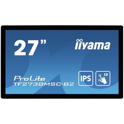 TF2738MSC-B2 TF2738MSC-B2 iiyama ProLite TF2738MSC-B2 touch screen monitor 68.6 cm (27") 1920 x 1080 pixels Multi-touch Multi...