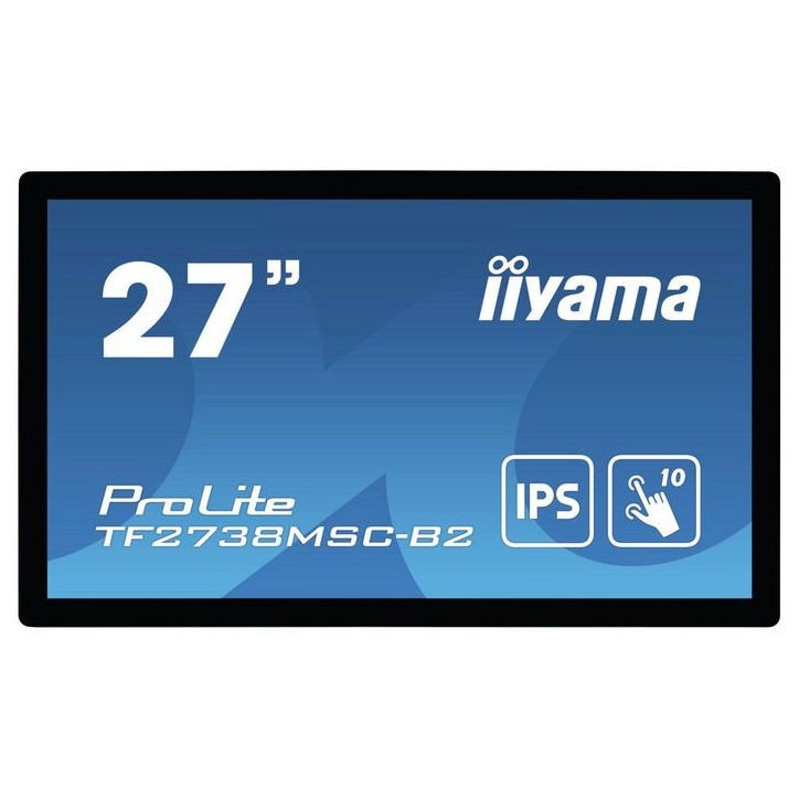 TF2738MSC-B2 iiyama ProLite TF2738MSC-B2 touch screen monitor 68.6 cm (27") 1920 x 1080 pixels Multi-touch Multi-user Black TF2738MSC-B2 iiyama ProLite TF2738MSC-B2 touch screen monitor 68.6 cm (27") 1920 x 1080 pixels Multi-touch Multi-user Black