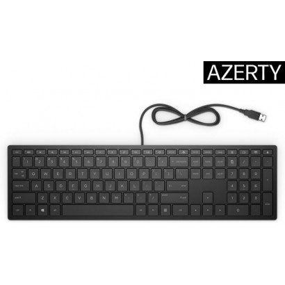 4CE96AA#ABD 4CE96AAABD HP Pavilion 300 Wired Keyboard