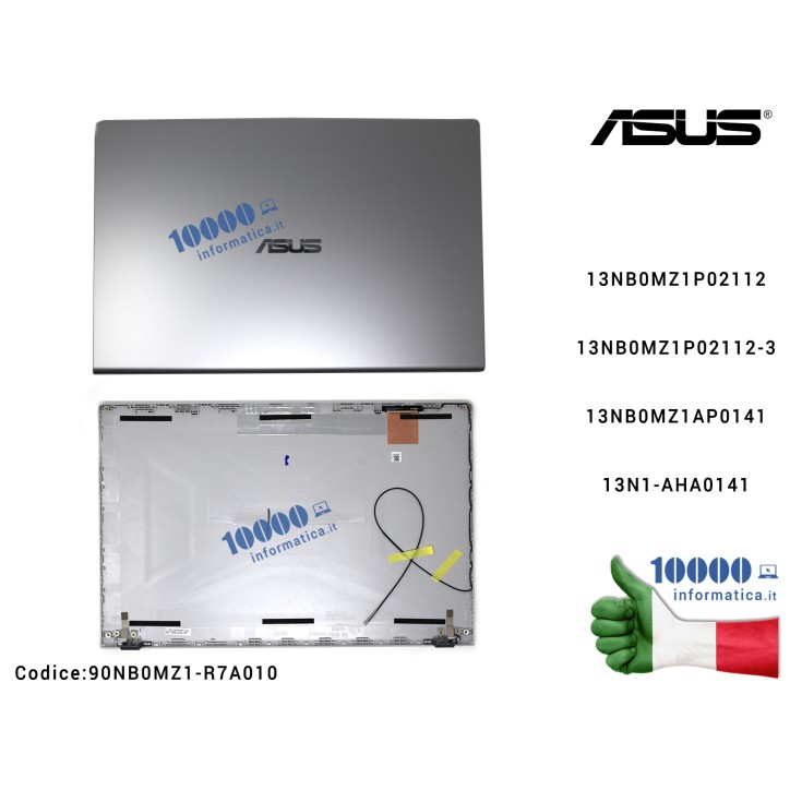 Cover LCD ASUS VivoBook X509 [Transparent Silver] X515 F515 X509D X509DA X509F X509FA X509FB X509FJ X509FL X509U X509UA X509UB X509UJ F509 F509D F509DA F509F F509FA F509FB F509FJ F509FL F509U F509UA F509UB F509UJ 13NB0MZ1P02112 13NB0MZ1AP0141 13N1-AHA0141