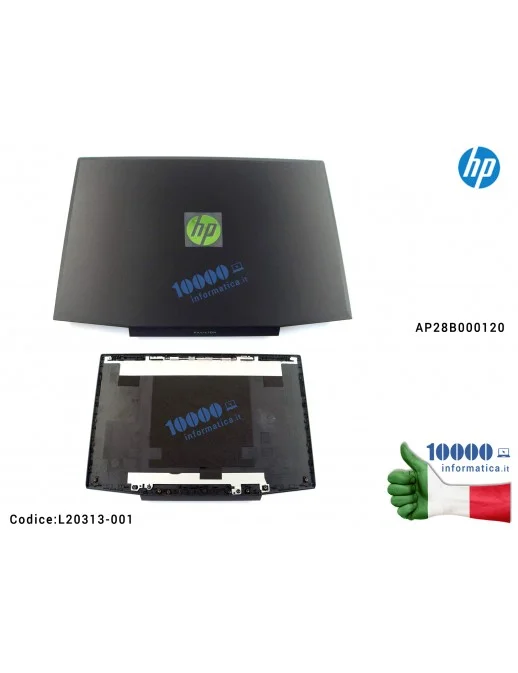 L20313-001 Cover LCD [Logo Acid Green] HP Gaming Pavilion 15-CX 15T-CX 15-CX000 15-CX0001NL TPN-C133 TPN-C134 (Logo Verde) AP...