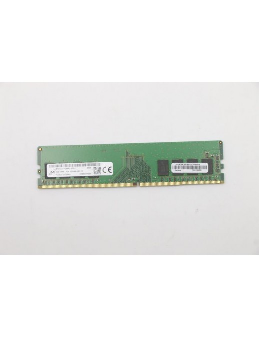 01AG881 Lenovo DDR4 UDIMM memory module, 8GB capacity, 3200MHz speed, non-ECC, single-rank, unbuffered, 288-pin design. FRU01AG8