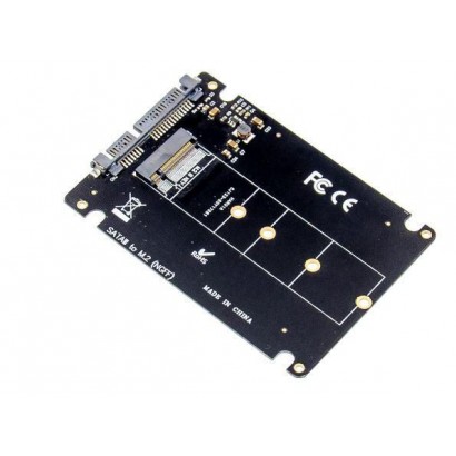 MC-SSDSATACONV1 MC-SSDSATACONV1 MicroConnect 2.5-inch SATA to M.2 B Key SSD Adapter DT-132, U2M2E125