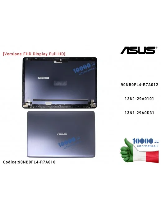 90NB0FL4-R7A010 Cover LCD [Versione FHD Full-HD] ASUS VivoBook Pro 15 X580 (SLATE GRAY) N580V N580VD N580 X580VD X580VN X580G...
