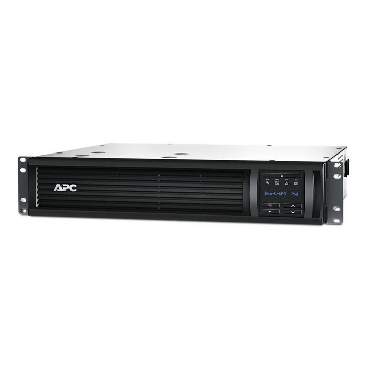 SMT750RMI2UC APC 2U, 500 W, 750 VA, 230V, IEC-320 C14, 50/60Hz , RJ-45 Serial, SmartSlot, USB, 459Joules